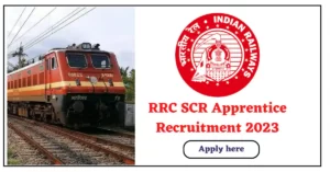 RRC SCR Apprentice Recruitment 2023