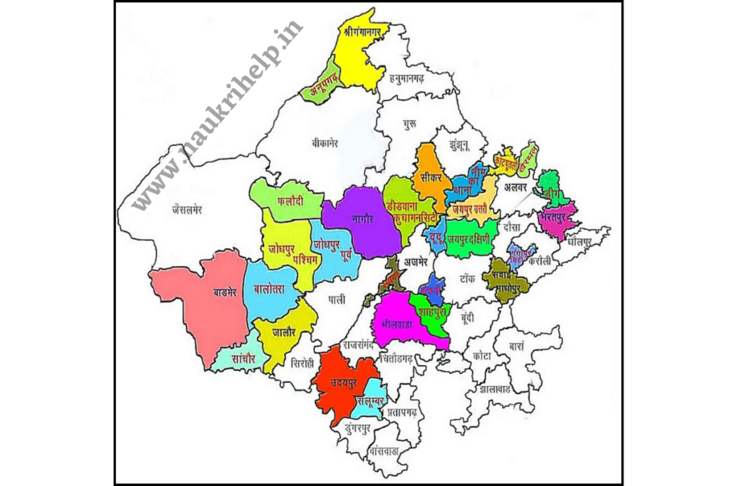 Rajasthan New Map Photo