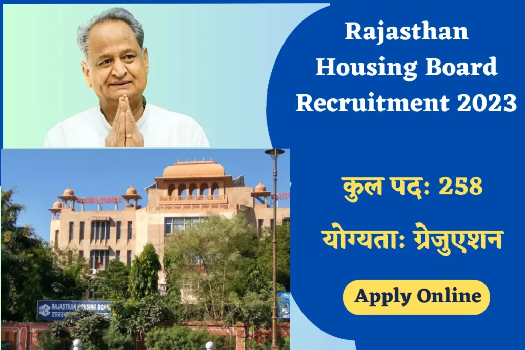 Rajasthan Housing Board Recruitment 2023 Notification